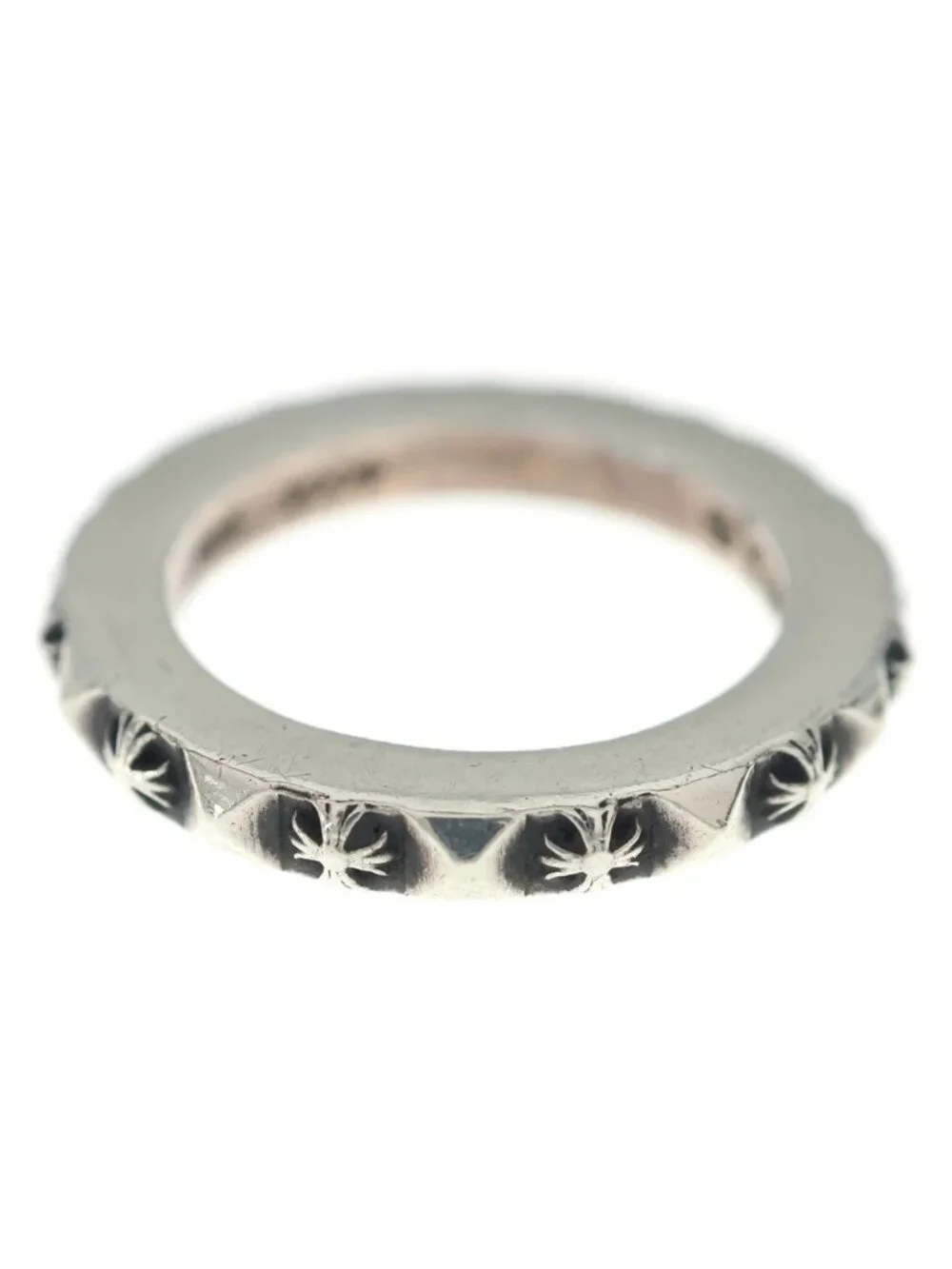 Chrome Hearts Tfp Pnk Pls True Punk CH Plus Ring Silver